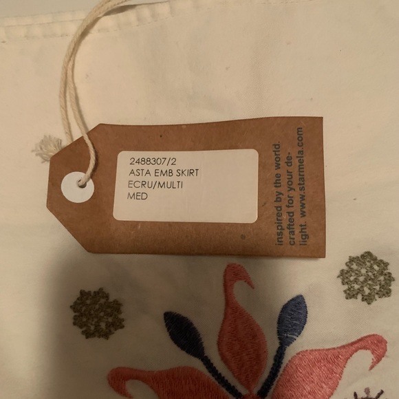 NWT Star Mela Asta Embroidered Skirt - Picture 7 of 9